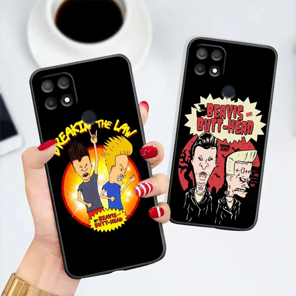 Cartoon Beavis And Butthead Phone Funda Case For OPPO A98 A95 A96 A94 A93 A92S A91 A78 A74 A58 A57 A55 A53 A33 A17 Case Shell