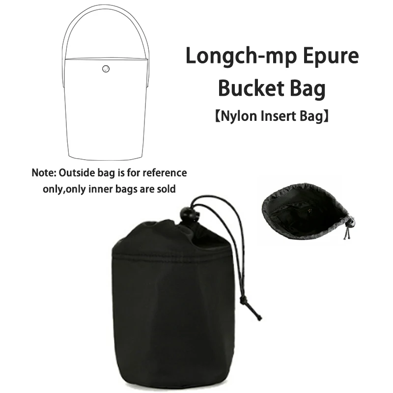 EverToner-organizador de bolso para mujer, bolsa con cordón para Longch-mp Epure, bolso de cubo, bolso de mano de gran capacidad, bolso interior de nailon