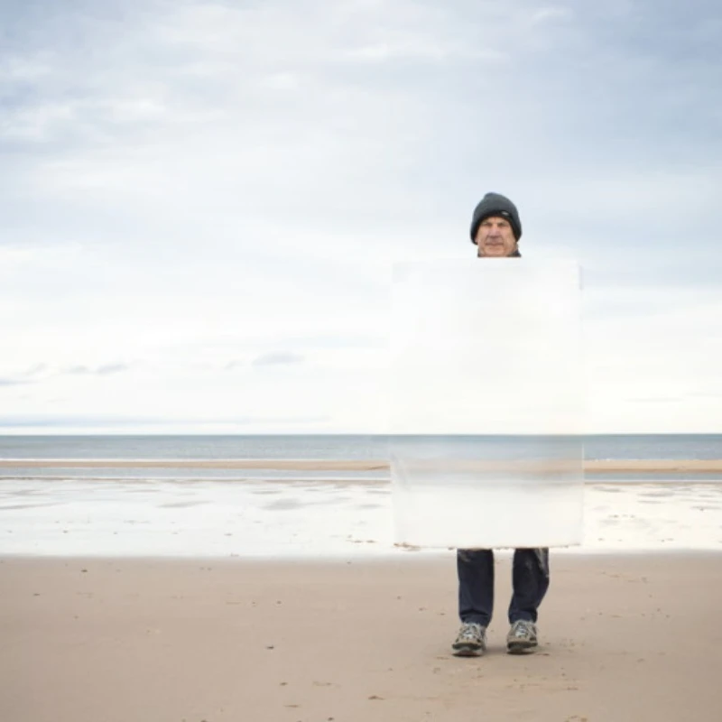 

Invisibility Shield Magic Stealth Performance Prop Invisible Material Lens Plate