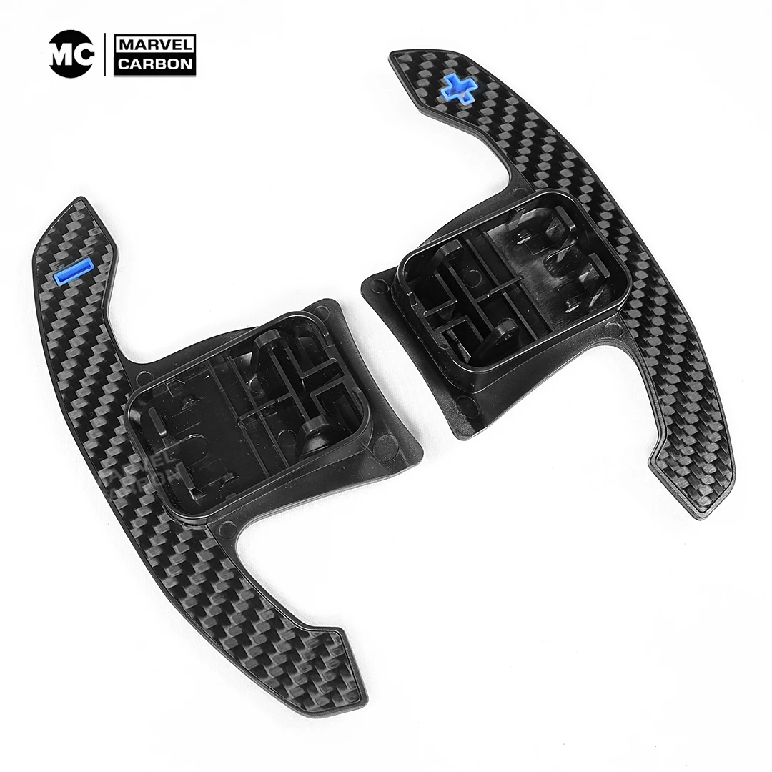 Compatible For BMW 1-4 Series F80 F22 F23 F45 F46 F30 Steering Wheel  Carbon Fiber Paddle Shifter Extensions