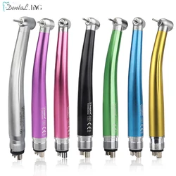 Colorful High Speed Handpiece Air Turbine B2 M4 Ceramic Bearing Single Water Spray Standard Head Push Button Handpiece