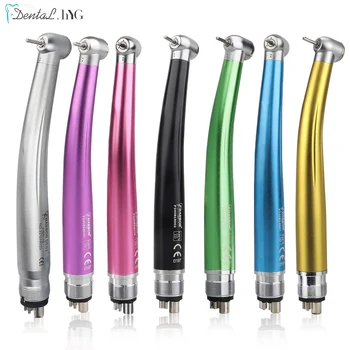 قبضة ملونة عالية السرعة توربينات الهواء B2 M4 السيراميك تحمل رذاذ الماء واحد القياسية رئيس قبضة زر الضغط