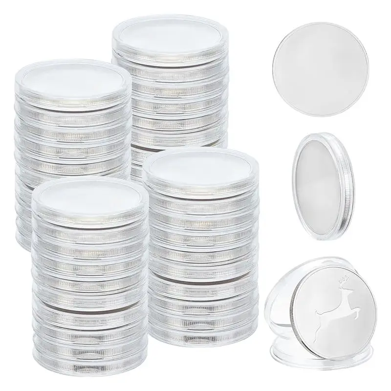 

AB51 40 PCS Blank Coin Engraving Blanks Coin Metal Stamping Blank Coin 40 Mm/1.57 Inch Round Tags Threaded Edged Coin