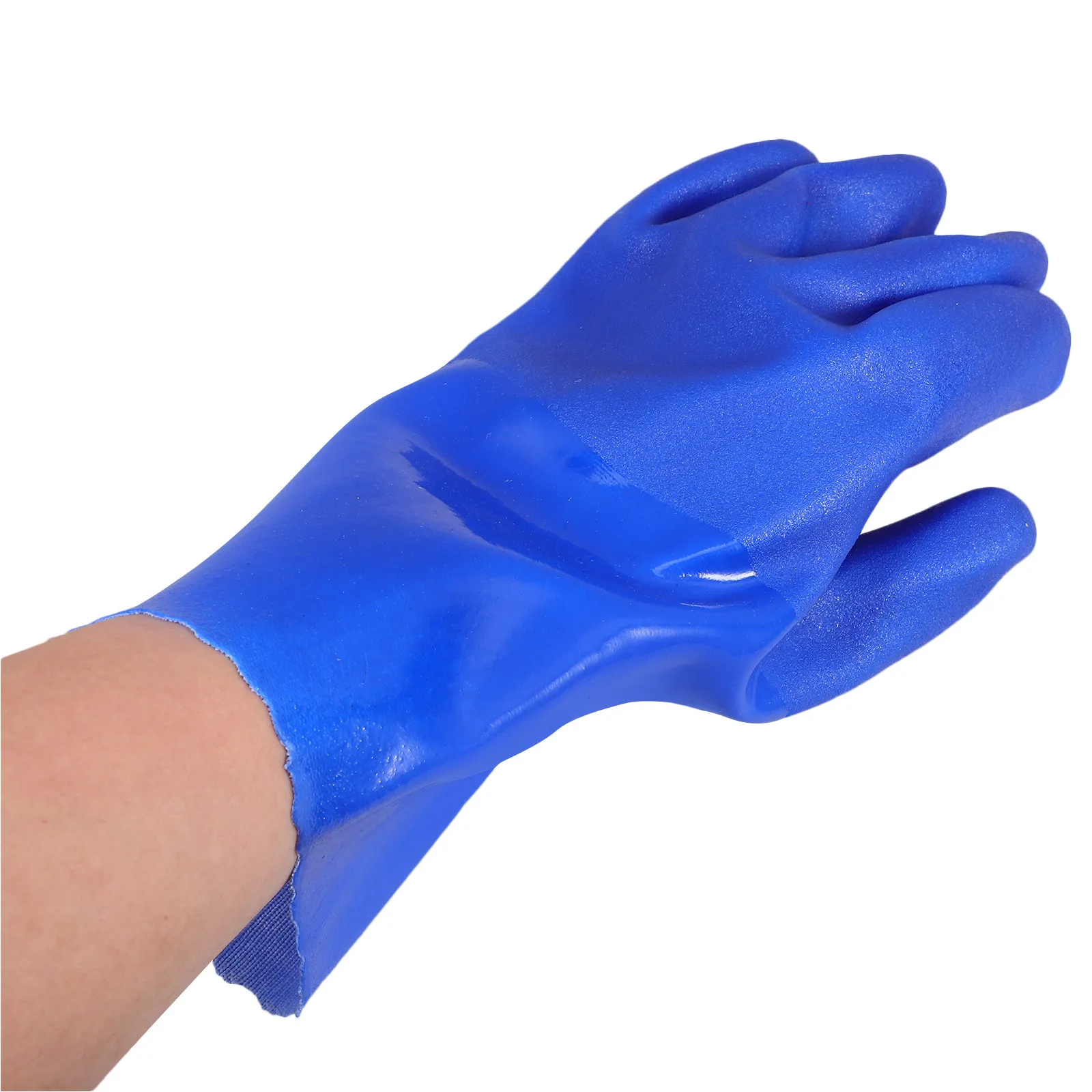 

1 пара маслостойких рабочих перчаток, мужские утолщенные защитные перчатки с защитой от брызг и противоскользящим покрытием для защиты при работе на открытом воздухе