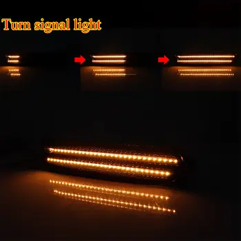 適用於豐田RAV4 1996 1997款的白色前保險桿雙色LED日行燈/行駛燈和流水式琥珀色轉向燈 8 最佳銷售 RAV4 1997 - №1