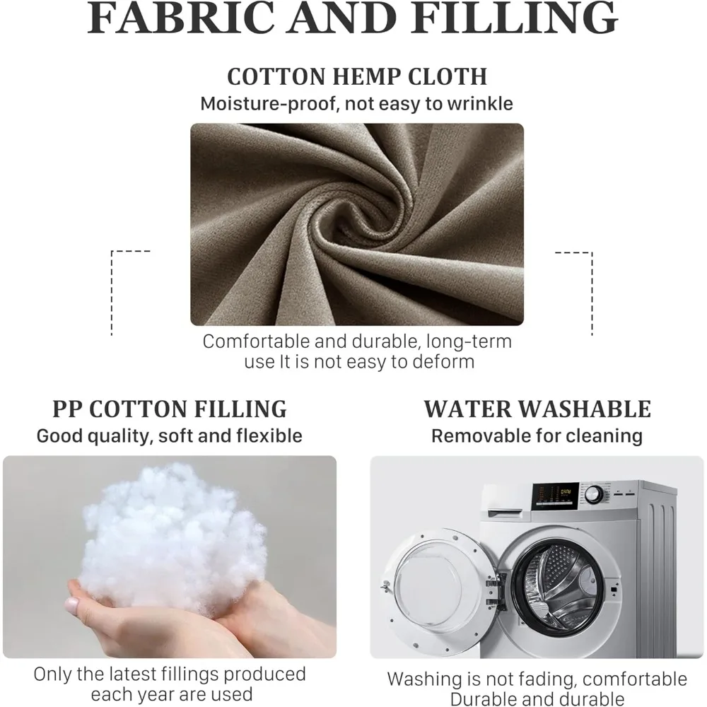 وسادة إسفين سميكة بحجم كوين للسرير - دعم مريح لللوح الأمامي ووسادة مسند الظهر لتحسين وضع الجسم #5