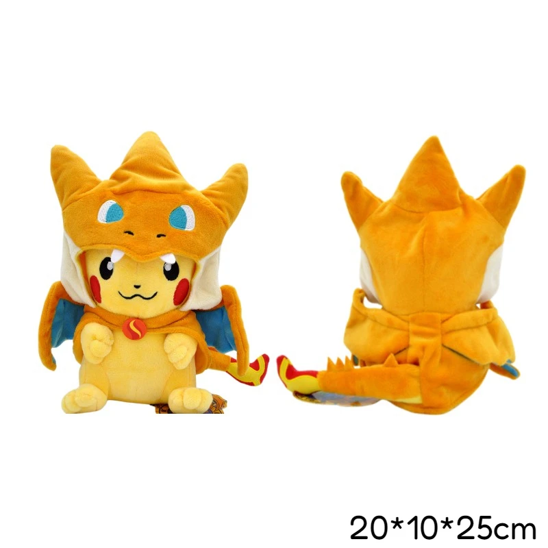 20-30CM Soft Cosplay Pokémon Peluche Plush Doll Eevee Lucario Charizard Bedroom Sofa Decor Kids Birthday Xmas Surprise Gift