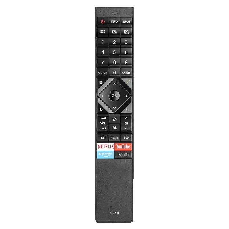 EN3A70 For Hisense Remote Control Replacement With NETFLIX YouTube PrimeVideo Buttons, For Hisense TV H50U7B H55U7B H65U7B