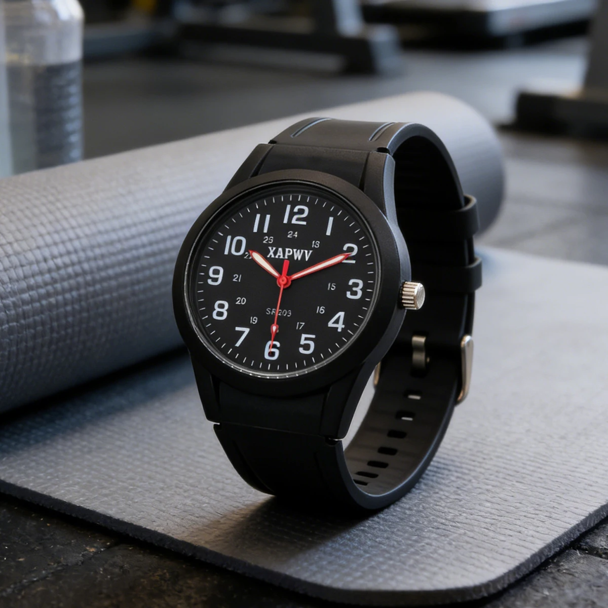 Casual and Fashionable Silicone Quartz Watch, Suitable for Women, Students, and Children, Simple and Elegant, Versatile Wristwatch view 2