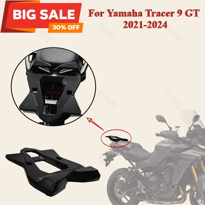 

Motorcycle Rear Cargo Luggage Rack Extended Bar Carrier Top Mount Bracket Plate Accessory For Yamaha Tracer 9 GT 2021-2024