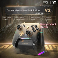 Machenike Gamepad G5pro V2 Collector Edition Wireless Bluetooth Optical Gamepad Hall Joystick Custom Control Steam Trigger Pc