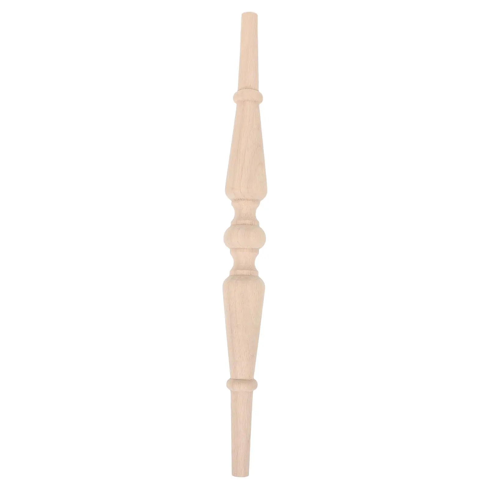 Wood Baluster Spindle 16In Unpainted European Wood Carved Stair Post Indoor Railing Balustrade Porch Indoor Railing Post