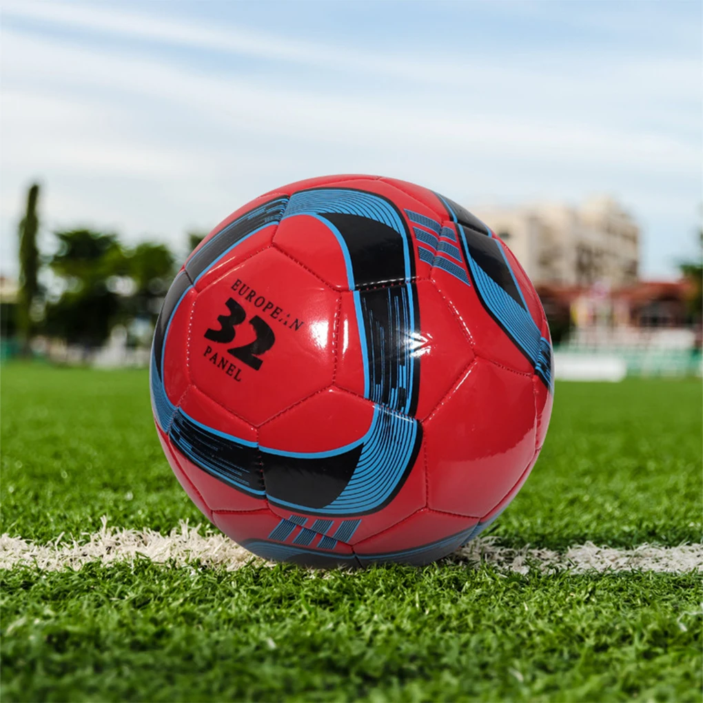 Football Soccer Balls Official Size 5 PVC Material Seamless Wearproof Anti-slip Team Training Match Footy Ball