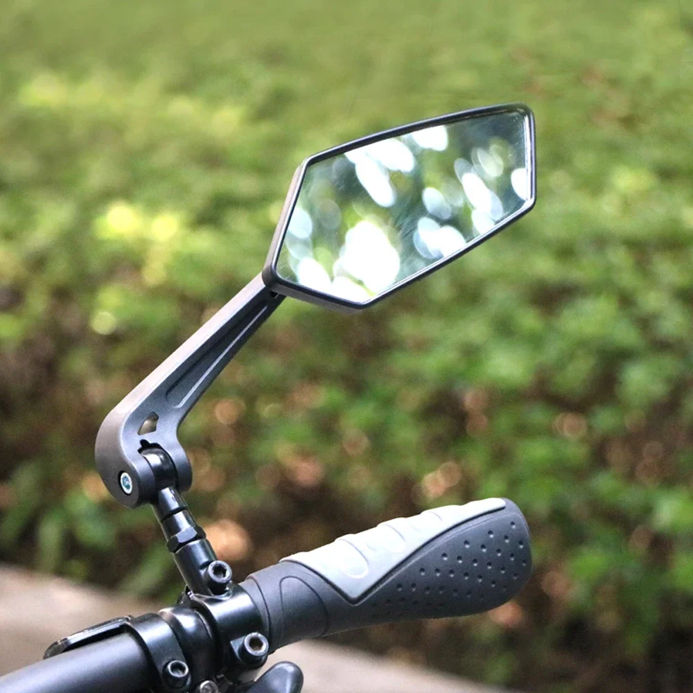 

Bicycle Rear View Mirror Bike Cycling Clear Wide Range Back Sight Rearview Reflector Adjustable Handlebar Left Right Mirror