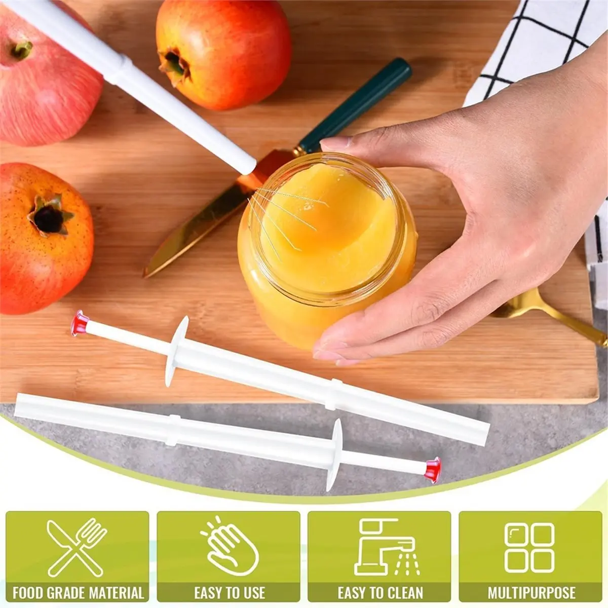 3Pcs Pickle Grabber Tool, Stainless Steel Pickle Picker Grabber, Pickle Pincher Tool for Kitchen Food Olive Pepper Jars