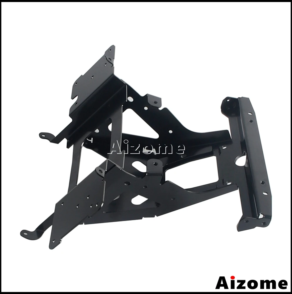 Motorcycle Steel Front Inner Fairing Radio Mounting Bracket Amplifier Rack Support Cover For Harley Touring Road Glide 2015-2023