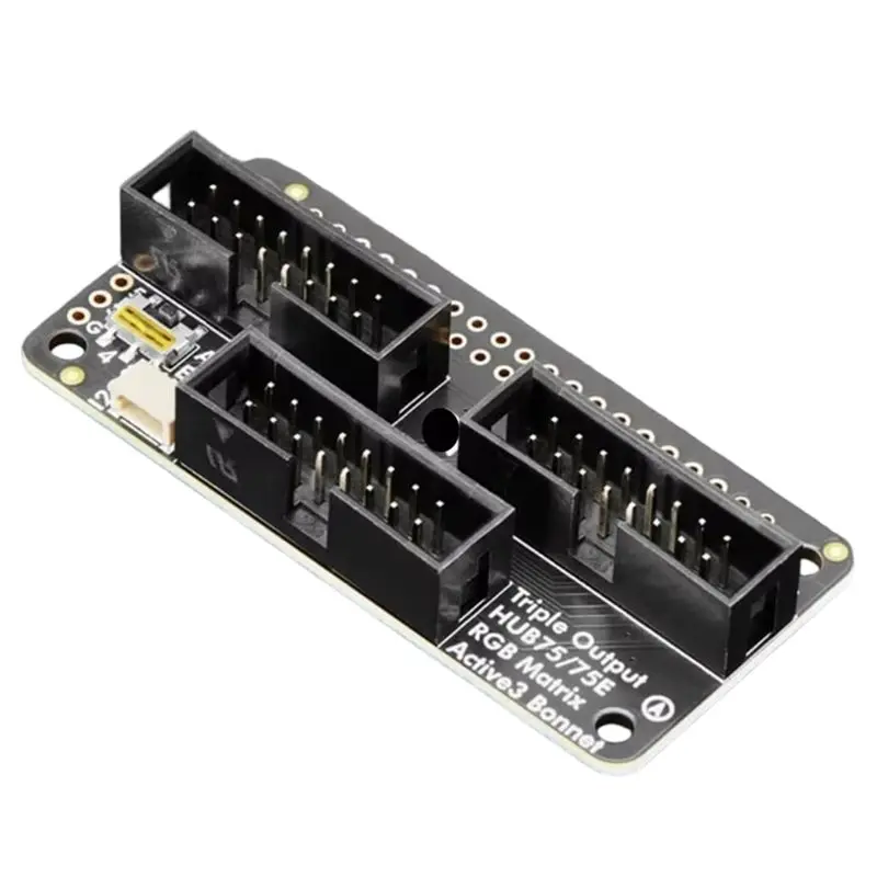 M52K-For HUB75 For Adafruit Compatible 6358 Triple LED Matrix Bonnet For Raspberry Pi
