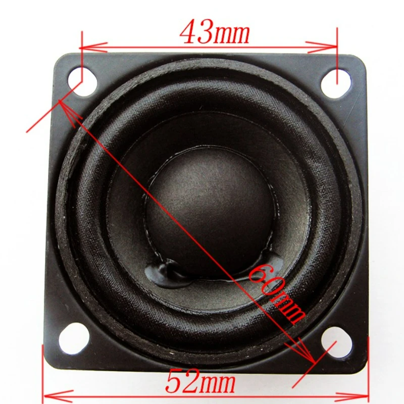 SOTAMIA 2 Buah Pengeras Suara Mini Jangkauan Penuh HIFI 2 Inci 8 Ohm 10W Speaker Mid Treble Magnetik Internal Ganda Speaker Bluetooth DIY