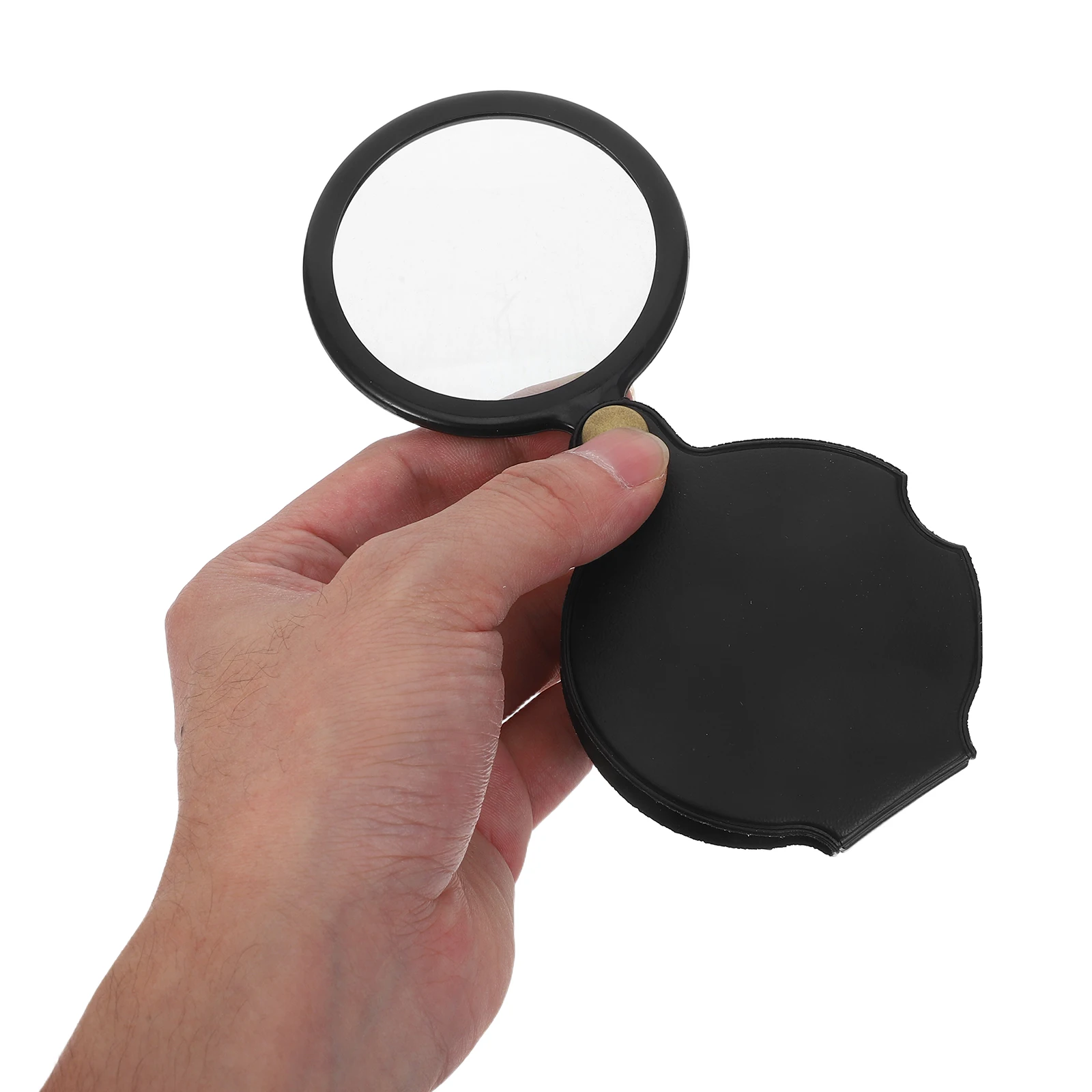 

4pcs Portable Folding Magnifier For 20X Hd Lens Outdoor Exploration Map Reading Book Study Science Tool Compact Lightweight