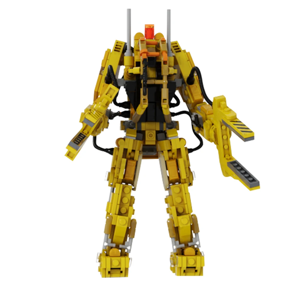 Gobricks MOC Mini ขนาด P-5000 Powered Work Loader Building Blocks Alien Series V ประกอบรุ่น Mechanical หุ่นยนต์ของเล่นเด็กของขวัญ