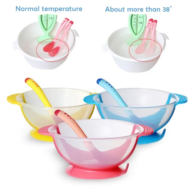 Universal  Practical Design Children Rotary Balance Novelty Gyro Umbrella 360 Rotate Spill-Proof Solid Feeding Dishes