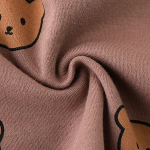 Unisex Baby Pyjamas Anzug, hohe Taille, Eindruck von Cartoon, Abnacht, Bär, Kinder, Kinder, Jungen, Mädchen, 0-3y 6 Hauptverkaufs -Pyjama 1 Jahr - №4