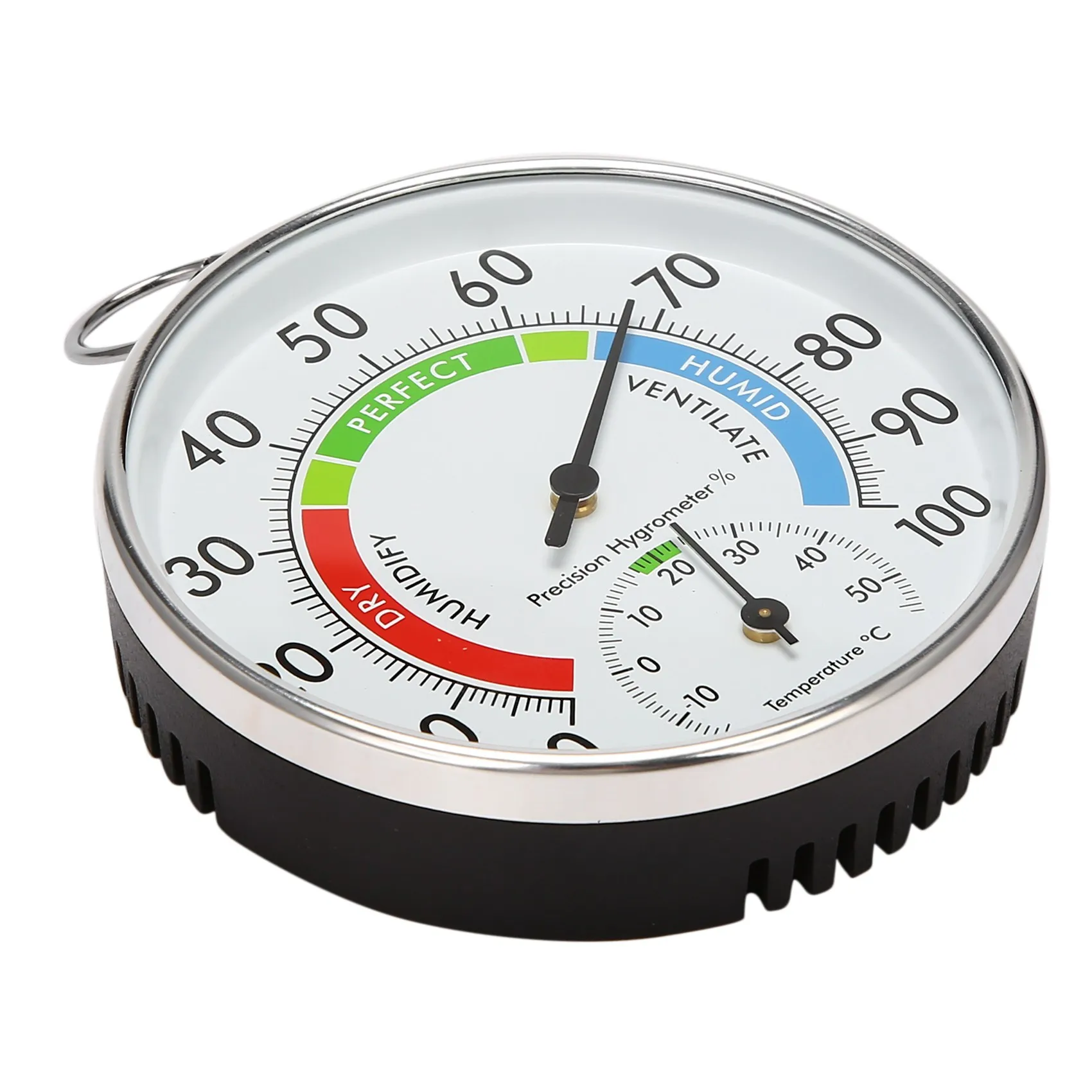 

A77I Temperature And Humidity Analog Indicator Indoor Outdoor Thermometer Hygrometer L15