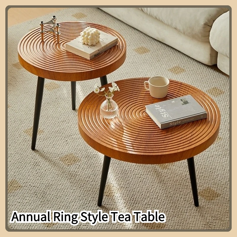 Nordic Ring Edge Table Creative Simple Small House Sofa Edge Table Light Luxury Living Room Tea Table Living Room