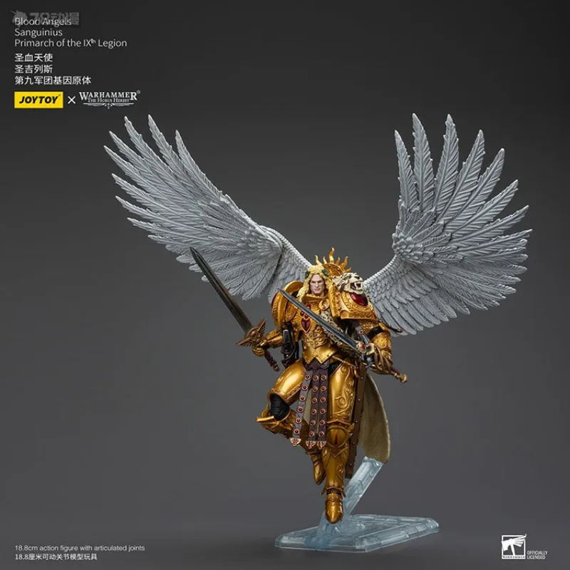 JOYTOY Oryginalna seria Warhammer40 Zupełnie nowe towary punktowe HH Holy Blood Angel Saint Gilles Figurka akcji Model Zabawki Model dla chłopców