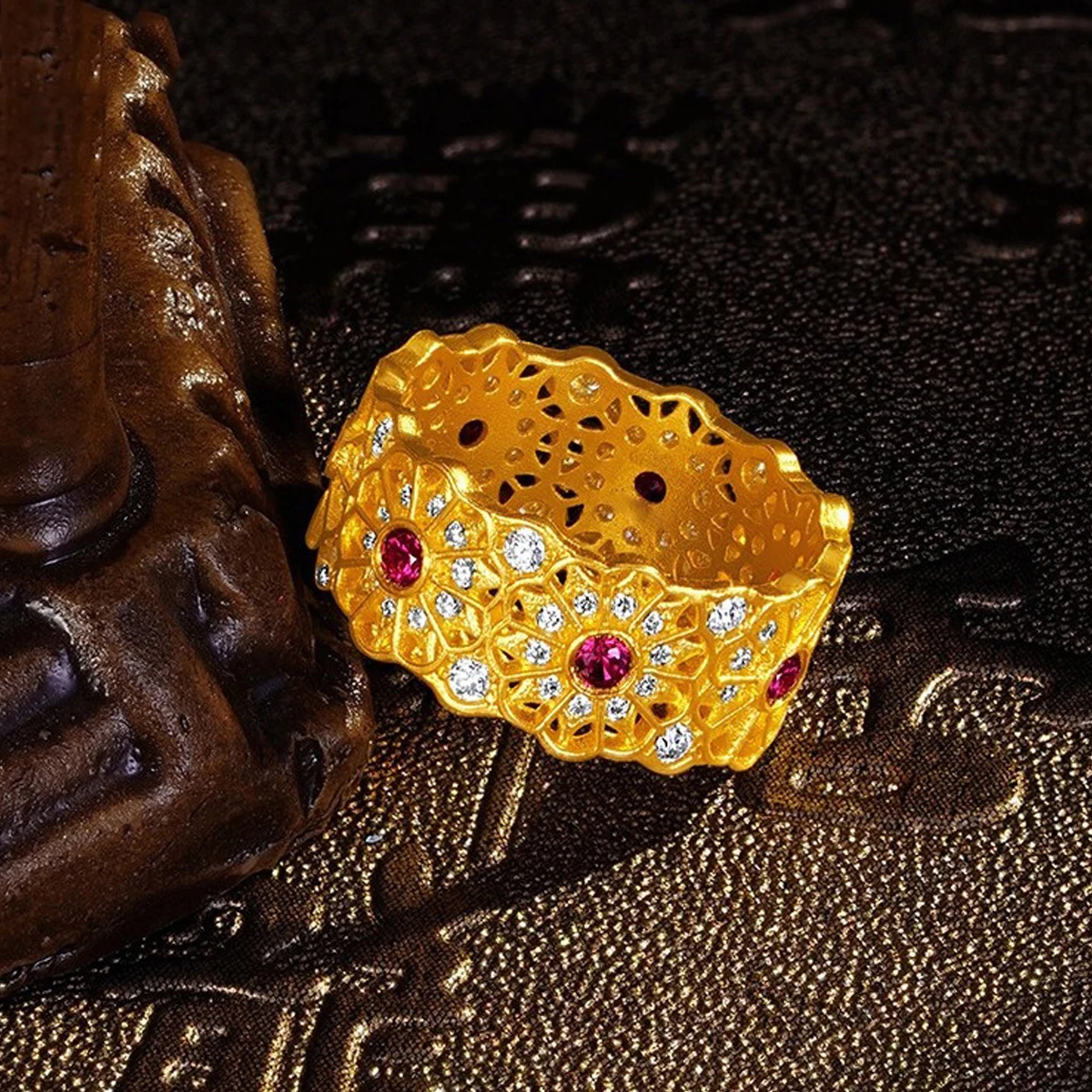 خاتم روز ريترو عصري جديد لعام 2025، أنيق وفريد من نوعه، مناسب للحفلات، شحن مجاني