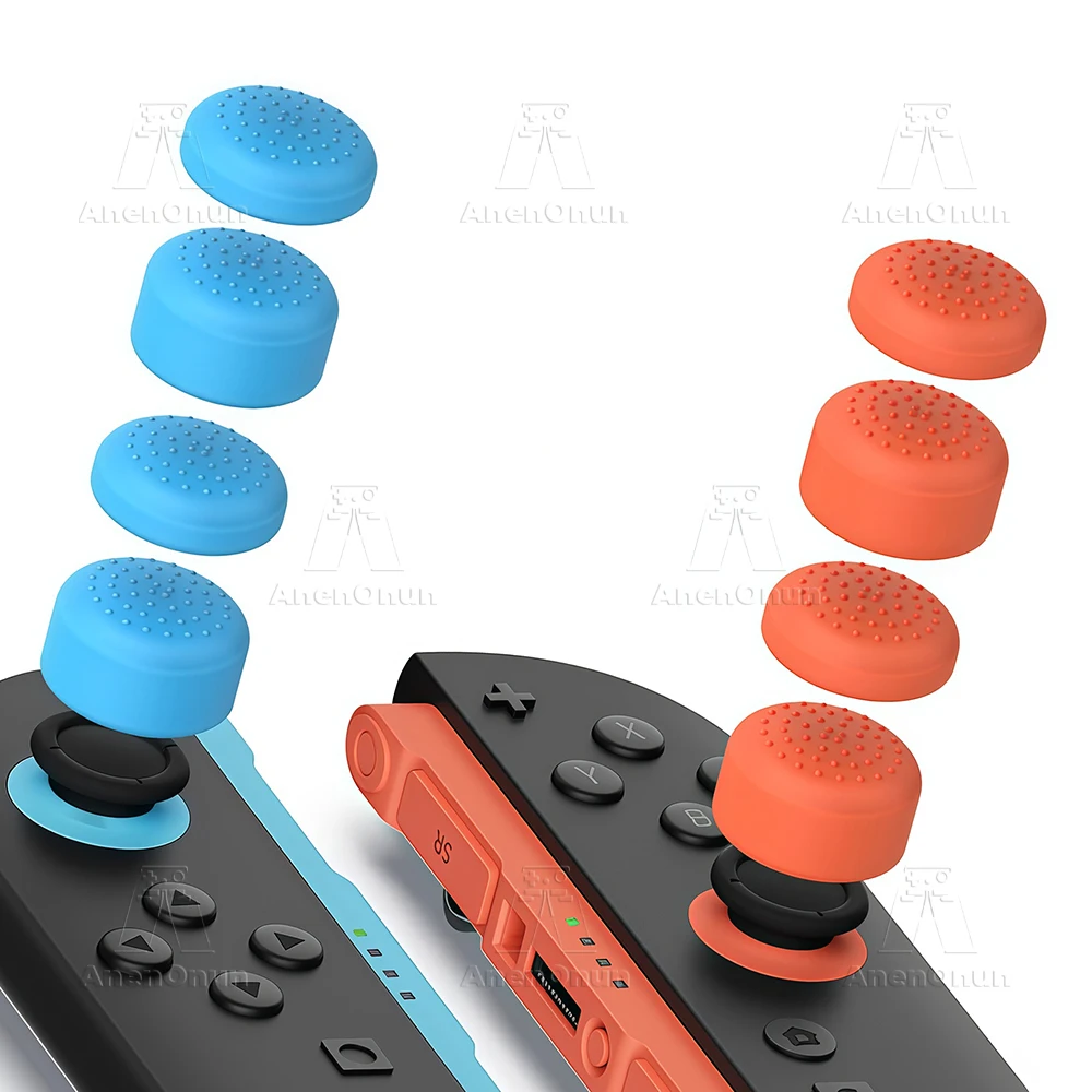 

Thumb Grip Caps for Switch 2 Premium 3D Analog Stick Soft Silicone Protective Cover Non-Slip Joycon Joystick Caps Accessories