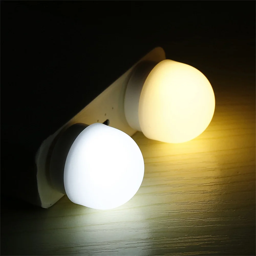 Usb Plug Lamp Mobile Power Charging Usb Small Book Lamps Led Eye Protection Reading Light Small Round Light Night Light