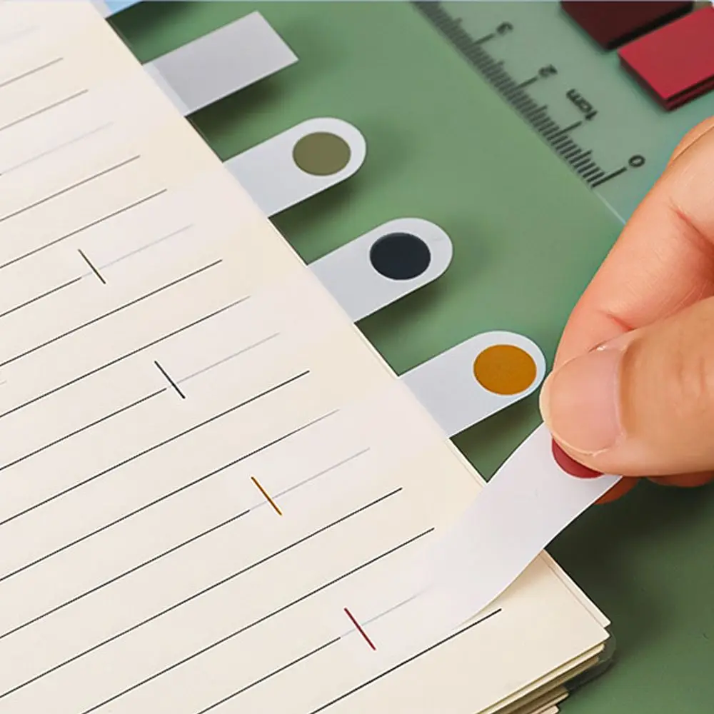 Self Adhesive Bookmarks Notepad Index Stickers Office School Supplies Memo Pad Flags Tabs Label Note Colorful Sticky Notes