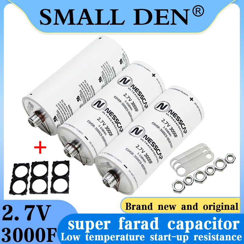 

2.7V 3000F LSUC Ultra Faraday Capacitor DIY 12V 16V Spot Welding Machine Car Audio Car Starting Power B-Class Product