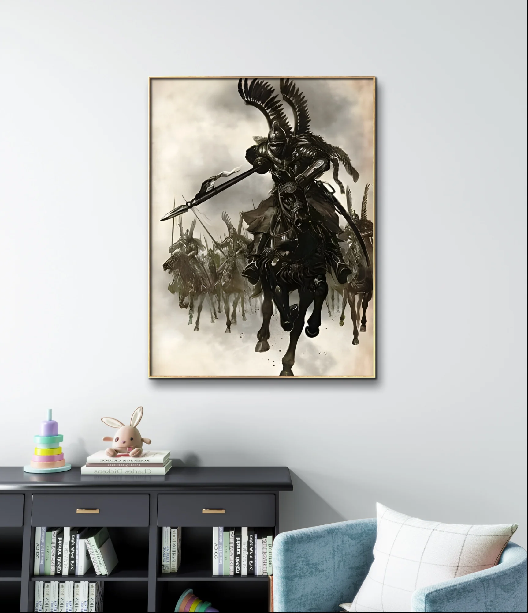 M-Mount And Blade 5D Diamond Painting Medieval Knight Game Poster Diy Diamond Embroidery Rhinestone Cross Stitch Home Wall Decor