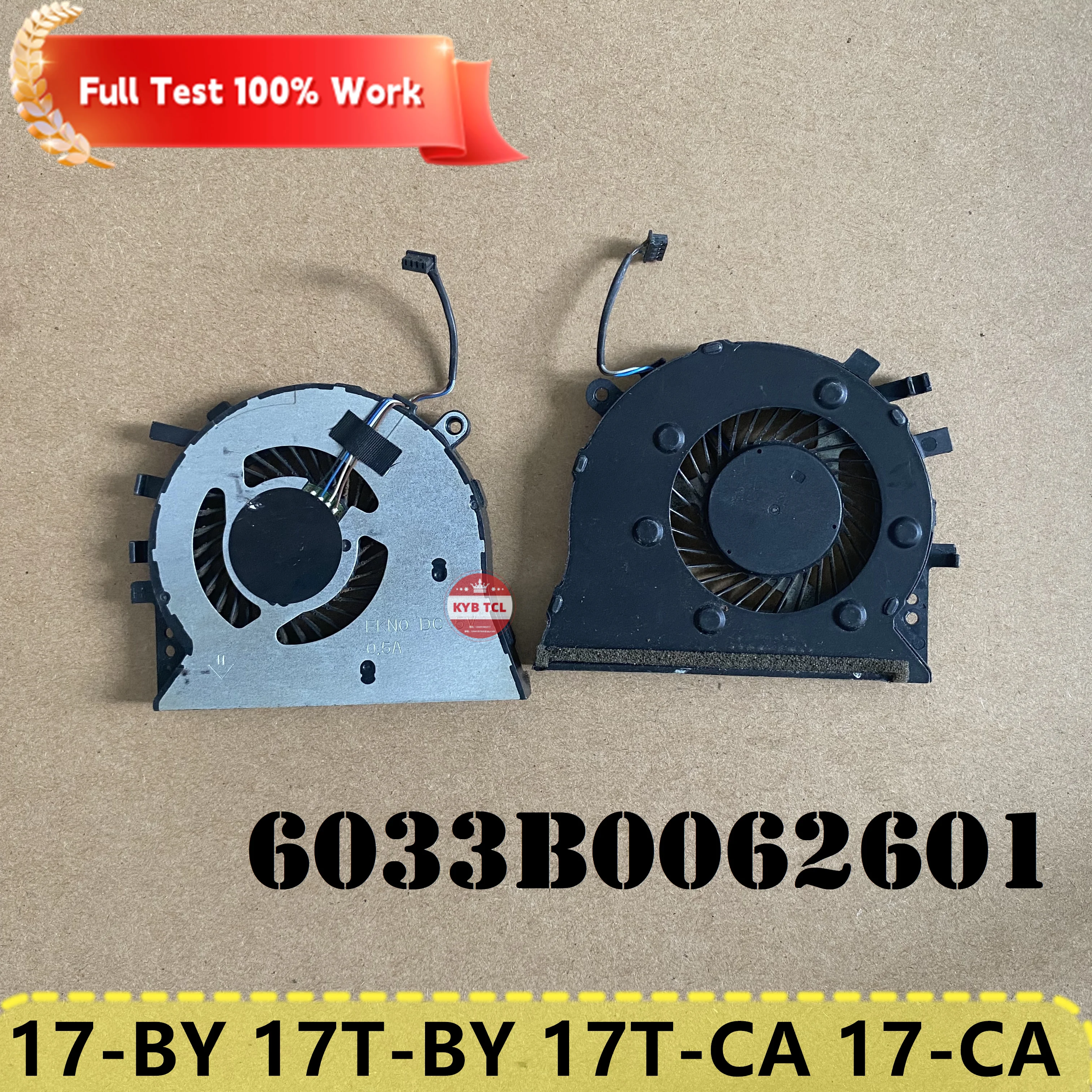 For HP 17-BY 17T-BY 17-BY0062ST 17-CA 17-CA0003NA 17-CA0007NA 17-by0000 17Z-CA Laptop CPU Cooling Fan Notebook 6033B0062601