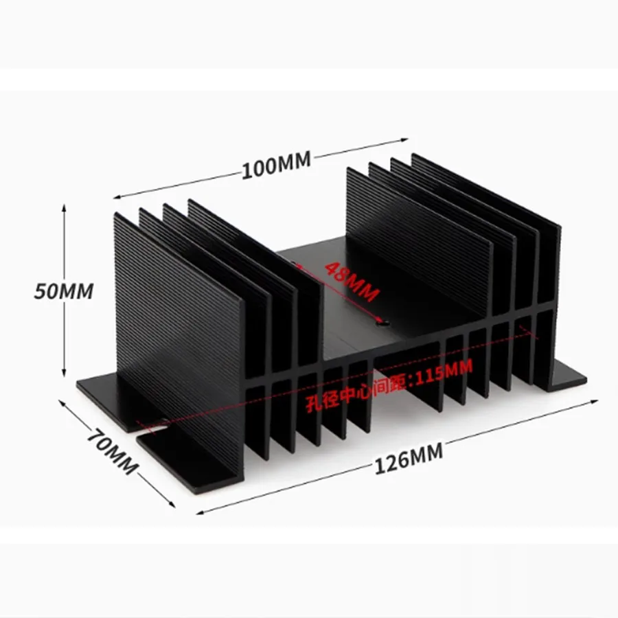SSR solid state relay heat sink single-phase heat sink base single-phase solid state heat sink base