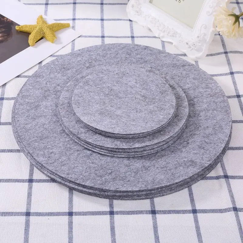 Set of 24 Soft Felt Plate Dividers 3 Sizes Pan Separator Pads Cookware Bakeware Dropship