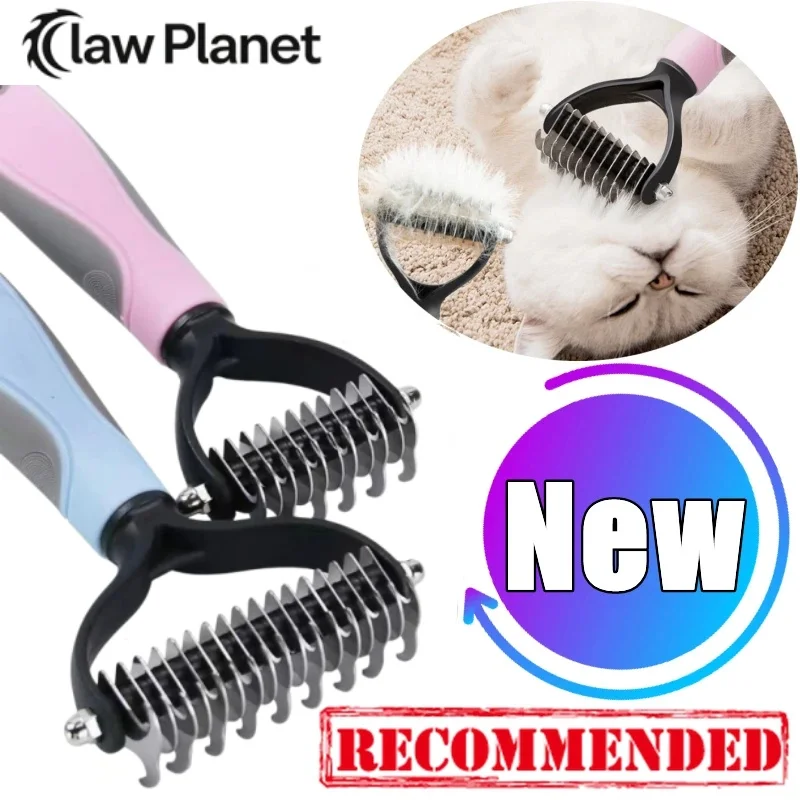 New Professional Pet Cat Hair Removal Comb Brush Dog Grooming Shedding Tools Puppy Hair Shedding Trimmer Pet Fur Trimming Combs