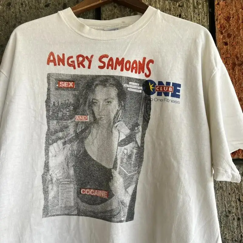 VTG '00s Angry Samoans Lindsey Lohan Band T shirt Cotton tee M187