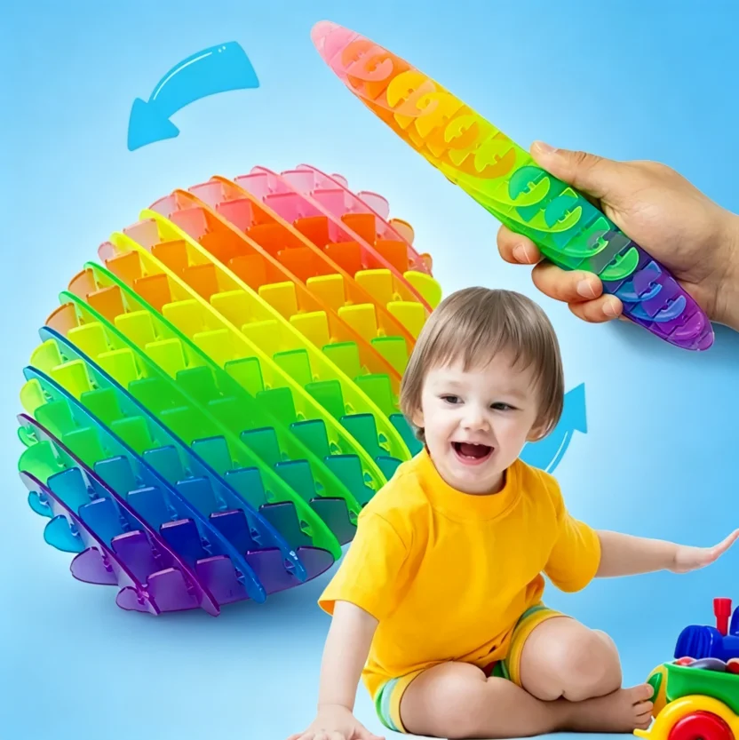 Creative Elastic Mesh Fidget Worm Toy, Stress Relief Soothing Calming Sensory Fidget Toy Simple To Play Decompression Gadget