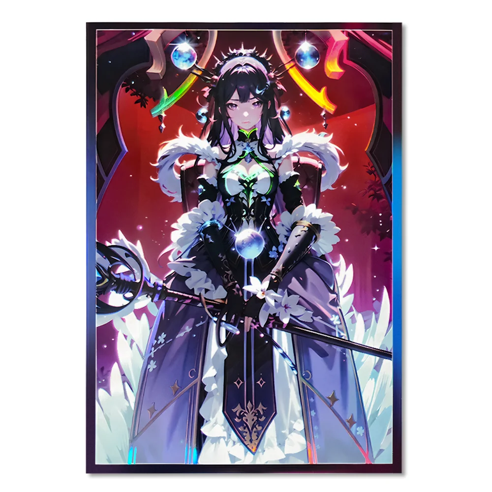 62x89mm 60PCS Japanese Size YGO Card Sleeves Anime Protector Cards Shield Double Card Cover for Board Games Trading Cards