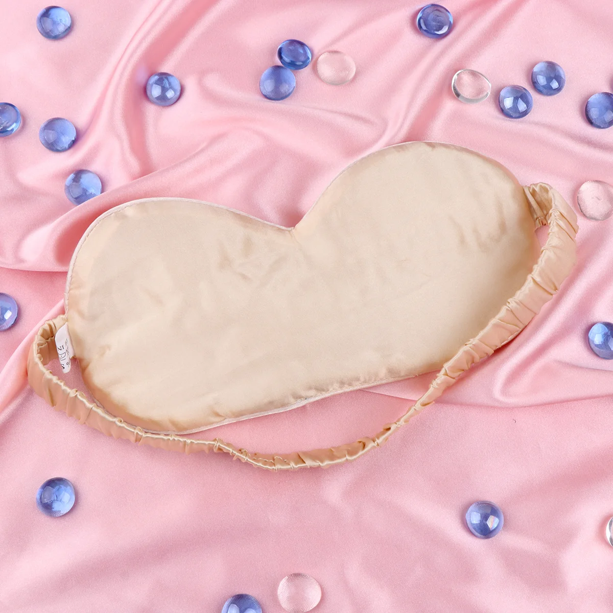 

1 шт., шелковая маска для сна, удобная дышащая ночная повязка на глаза для мужчин и женщин, гибкая натуральная шелковая маска для век