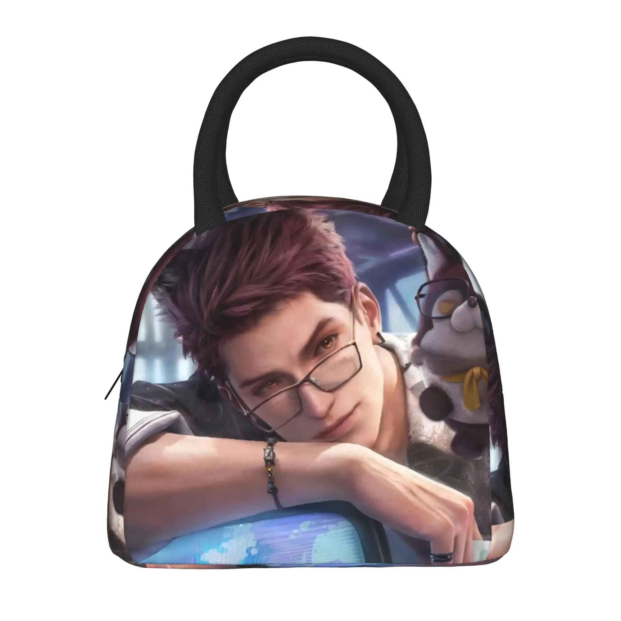 Love and Deepspace Valko Merch Insulated Lunch Bag For School  Storage Food Boxes Portable Cooler Thermal Lunch Boxes
