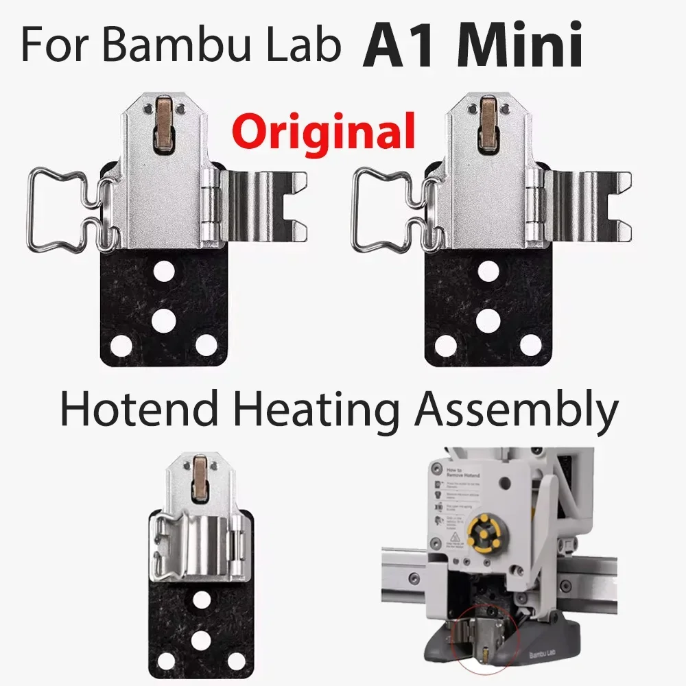 For Bambu Lab A1 Mini Hotend Mounting Heating Assembly Original For Bambu Lab A1 Mini  Bambulab A1 Mini Accessories