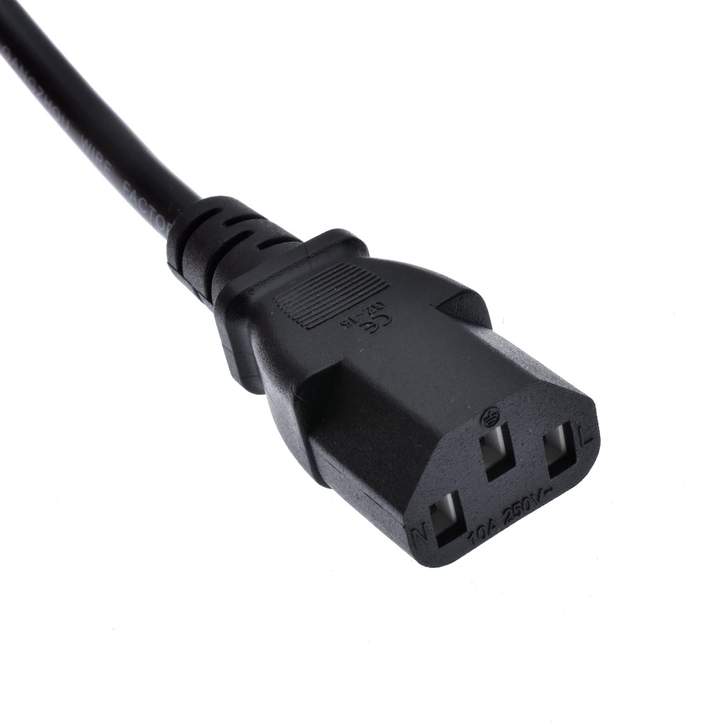 Image 4: Câble d'alimentation italien à 3 broches vers IEC C13, rallonge d'alimentation ca, 1.5m, 5 pieds, cordon d'alimentation, indice de protection 10a, 250V