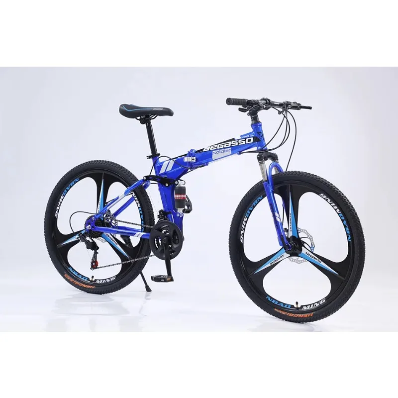 24 26 3 Knife Alloy One Wheel Mountain Folding Bike On Sale