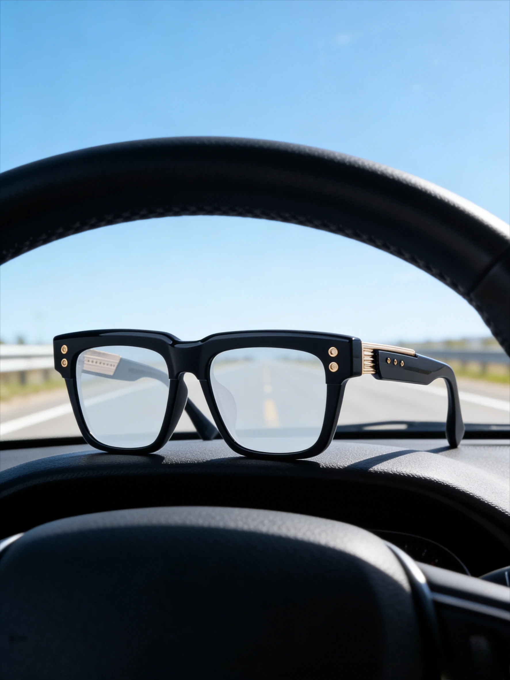 

New Square Sunglasses Men Women - Vintage Punk Rivet UV400 Outdoor Driving Sun Glasses