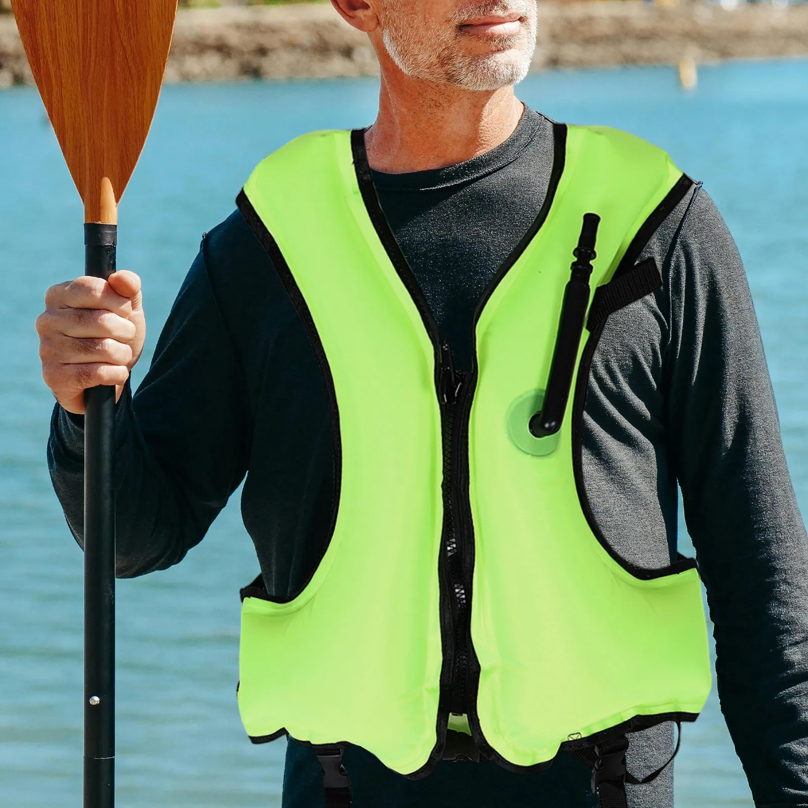 

Надувной спасательный жилет для детей с высокой видимостью, светоотражающий, для каякинга, парусного спорта, плавания, водных видов спорта, плавательные средства