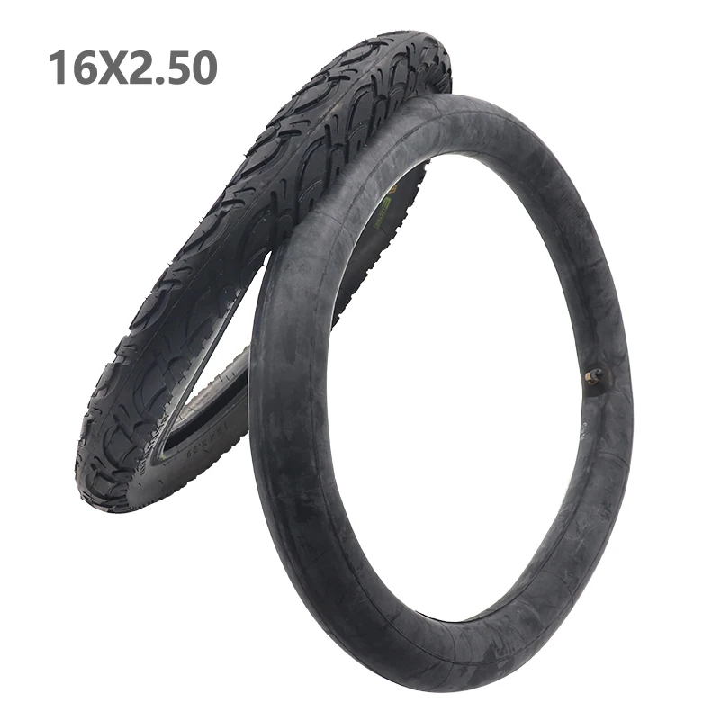 High quality 16x2.50 tire and inner tube Fits Electric Bikes (e-bikes), Kids Bikes, Small BMX  Scooters 16*2.5 tyre